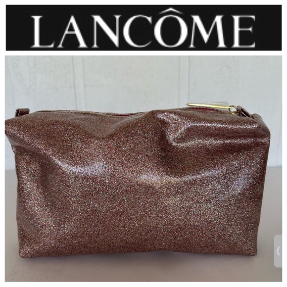 LANCÔME NWOT GLITTER MAKEUP COSMETIC BAG - Picture 1 of 9